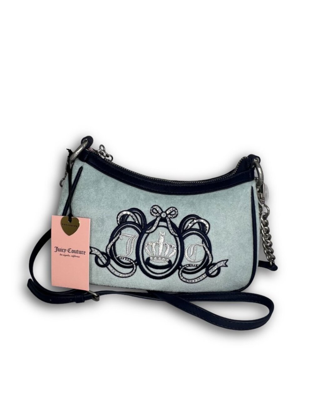 NWT Juicy Couture Lovers Club Shoulder Bag Royal Turquoise